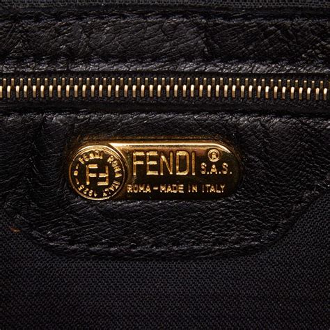 vintage fendi logo|authentic vintage fendi handbags.